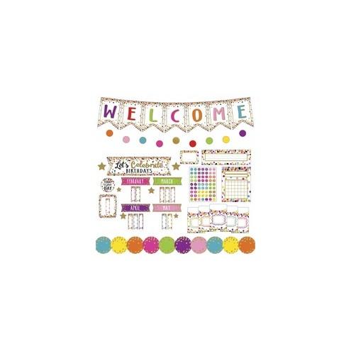 Teacher Created Resources Confetti Decor Bulletin Set - Fun Theme/Subject - Assorted - 1 Set