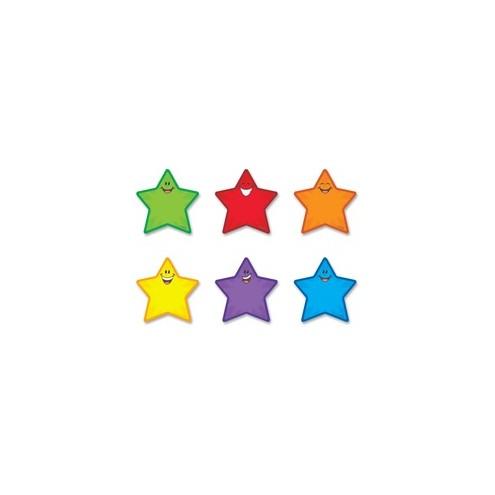 Trend Mini Stars Accents Variety Pack - Fun Theme/Subject (Star) Shape - Durable, Precut, Reusable - 3" Height x 5" Length - Multicolor - 36 / Pack