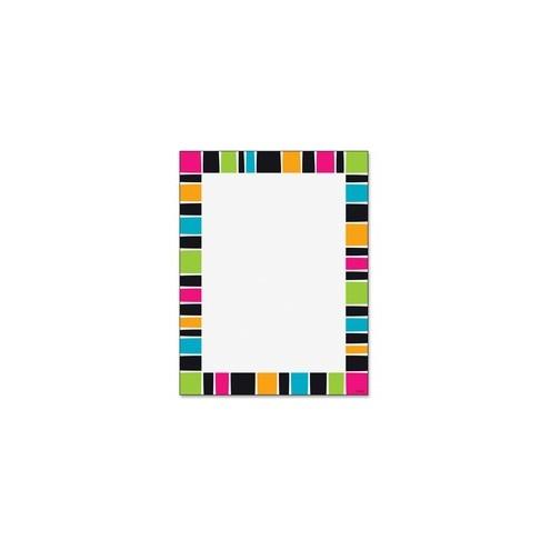 Trend Terrific Papers Copy & Multipurpose Paper - Letter - 8 1/2" x 11" - 50 / Pack - Multicolor