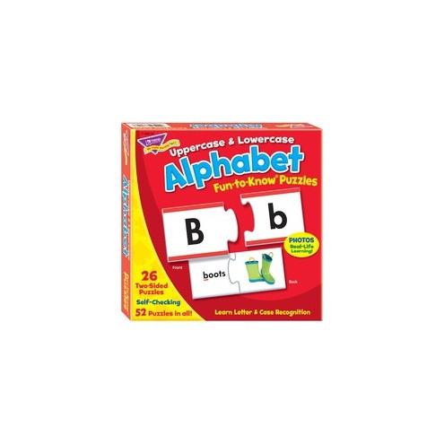 Trend Upper/Lowercase Alphabet Puzzle Set - 3+52 Piece