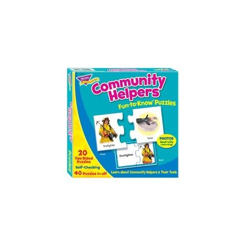 Trend Community Helpers Alphabet Puzzle Set - 3+40 Piece