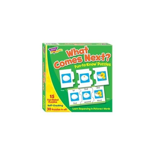 Trend What Comes Next Fun-to-know Puzzles - Theme/Subject: Fun, Learning - Skill Learning: Number, Sequencing, Word - 4 Year & Up - 45 Pieces