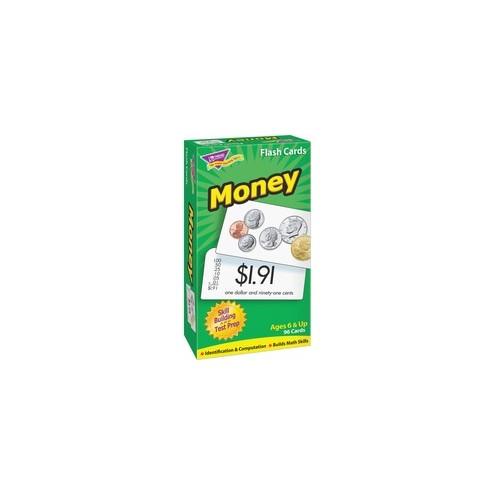 Trend Money Flash Cards - Theme/Subject: Learning - Skill Learning: Money, Coin - 96 Pieces - 6+