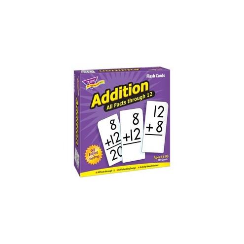 Trend Addition all facts through 12 Flash Cards - Theme/Subject: Learning - Skill Learning: Addition - 169 Pieces - 6+