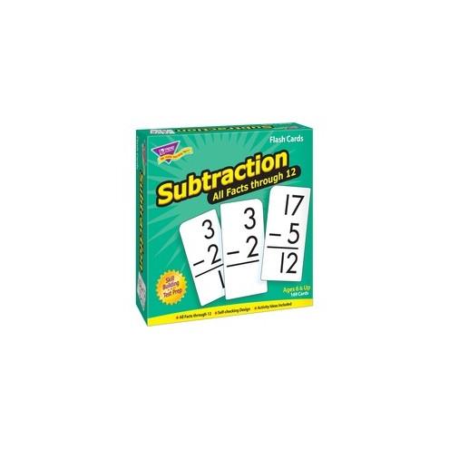 Trend Subtraction all facts through 12 Flash Cards - Theme/Subject: Learning - Skill Learning: Subtraction - 169 Pieces - 6+