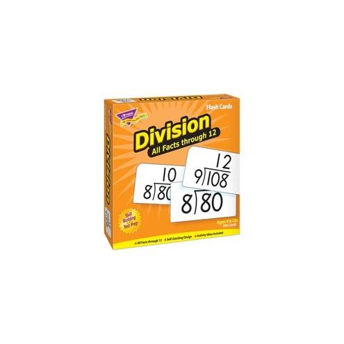 Trend Division all facts through 12 Flash Cards - Theme/Subject: Learning - Skill Learning: Division - 156 Pieces - 9+