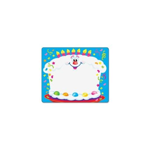Trend Happy Birthday Terrific Labels - 3" Width x 2 1/2" Length - Rectangle - Assorted - 36 Total Label(s) - 36 / Pack