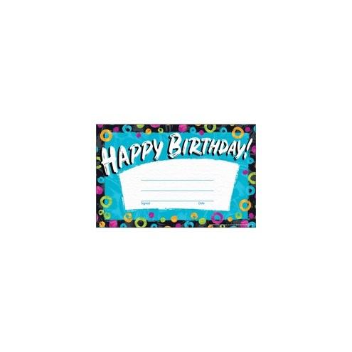 Trend Harmony Birthday Recognition Awards - "Happy Birthday" - Multicolor - 30 / Pack