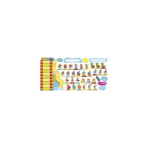 Trend Playtime Pals Goal-set Bulletin Board Set - 40 (Pieces) Shape - Reusable - Multicolor - 39 / Pack