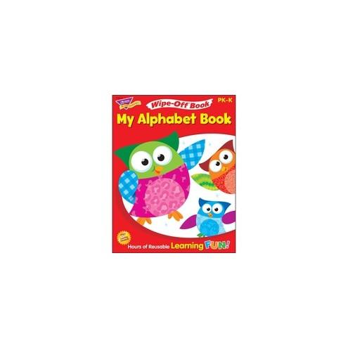 Trend My Alphabet Owl-Stars! Wipe-off Book Printed Book - Book - Grade Pre K-K
