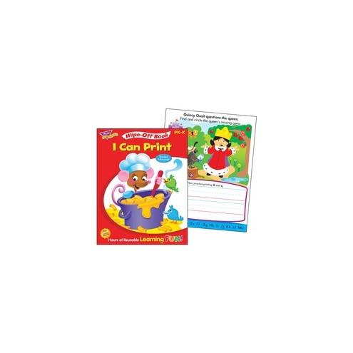 Trend I Can Print Wipe-off Book Printed Book - Book - Grade Pre K-K