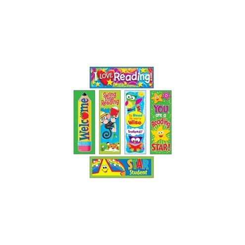 Trend Reading Fun Bookmark Combo Pack - Fun Theme/Subject - 1.20" Height x 2" Width x 6" Length - Multicolor - 6 / Pack