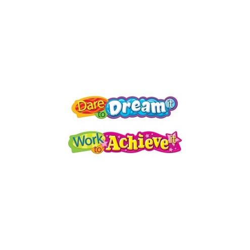 Trend Dare To Dream Expressions Banner - 10 ft Height - Assorted