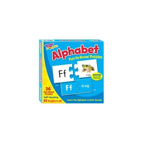 Trend Alphabet Fun-to-Know Puzzles - 3+52 Piece