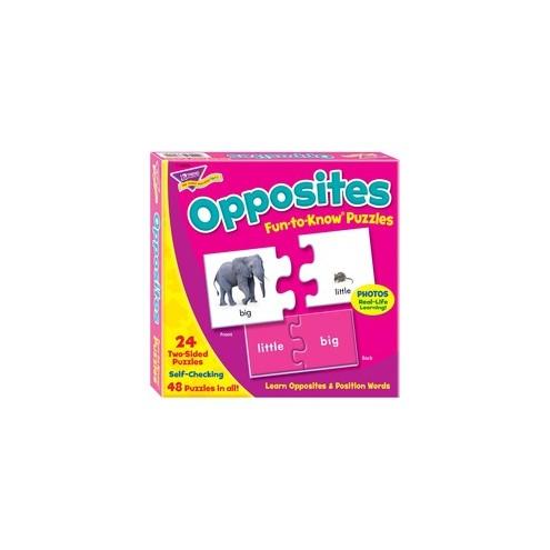Trend Fun-to-Know Opposites Puzzles - 3+48 Piece