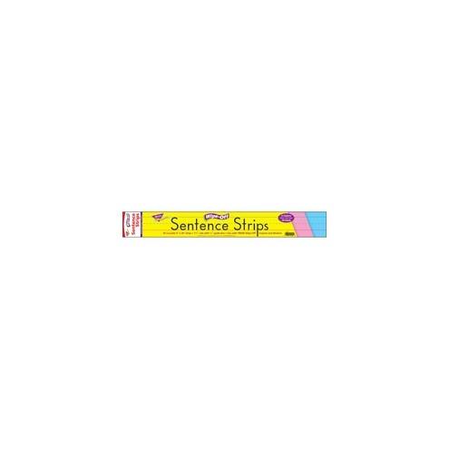 Trend 24" Multicolor Wipe-Off Sentence Strips - Theme/Subject: Learning - Skill Learning: Writing, Spelling, Word, Stories