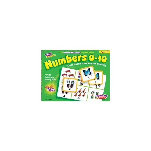 Trend Match Me Numbers 0-10 Learning Game - Educational - 1 to 8 Players