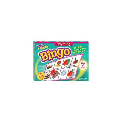 Trend Rhyming Bingo Game - Theme/Subject: Learning - Skill Learning: Vocabulary, Spelling, Rhyming, Word - 4 Year & Up - Multi
