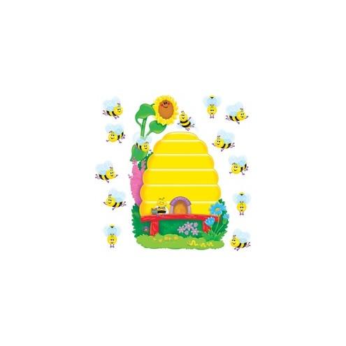 Trend Busy Bees Job Chart Bulletin Board Set - 36 (Bee, Beehive) Shape - Multicolor - 1 Set