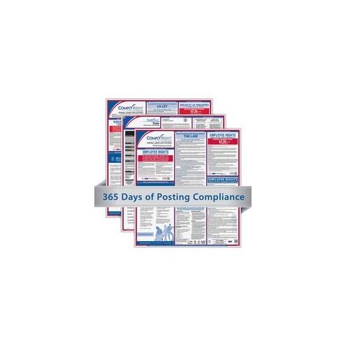 TFP Bilingual Labor Law Posting Kit - White, Blue