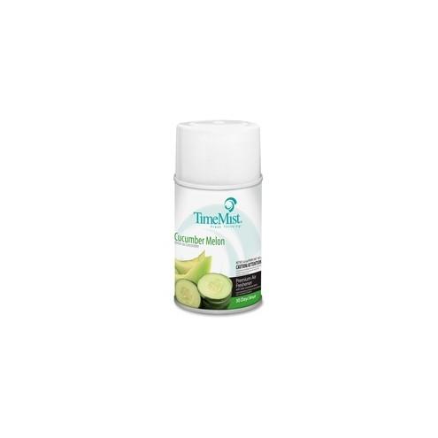 TimeMist Metered 30-Day Cucumber Melon Scent Refill - Spray - 6.6 fl oz (0.2 quart) - Cucumber Melon - 30 Day - 12 / Carton - Long Lasting, Odor Neutralizer