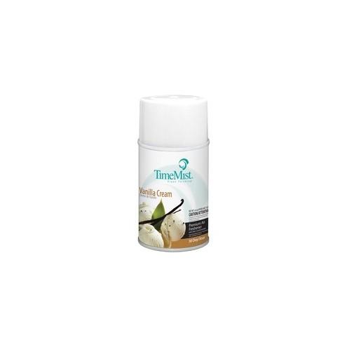 TimeMist Metered 30-Day Vanilla Cream Scent Refill - Aerosol - 5.3 fl oz (0.2 quart) - Vanilla Cream - 30 Day - 1 Each - Long Lasting, Odor Neutralizer