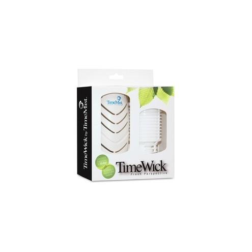 TimeMist TimeWick Mango Air Freshener Starter Kit - Mango - 22441.56 gal Coverage - 6 / Carton - White