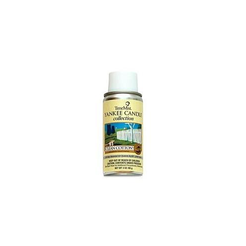 TimeMist Yankee Candle Metered Air System Refill - Aerosol - 3 fl oz (0.1 quart) - Clean Cotton - 30 Day - 1 Each