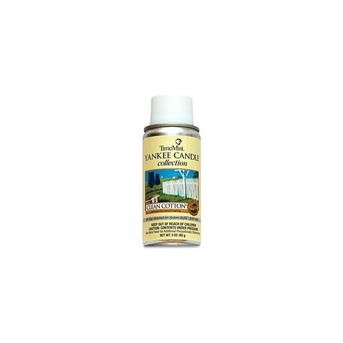 TimeMist Yankee Candle Collection Micro Spray Refill - Spray - Clean Cotton - 30 Day - 12 / Carton