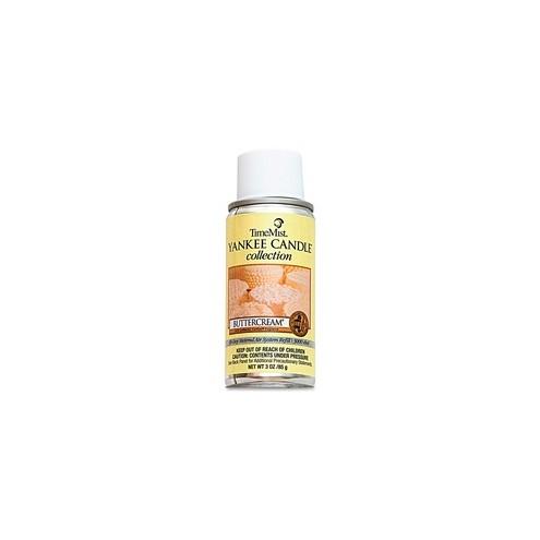 TimeMist Yankee Candle Collection Micro Spray Refill - Spray - Butter Cream - 30 Day - 12 / Carton