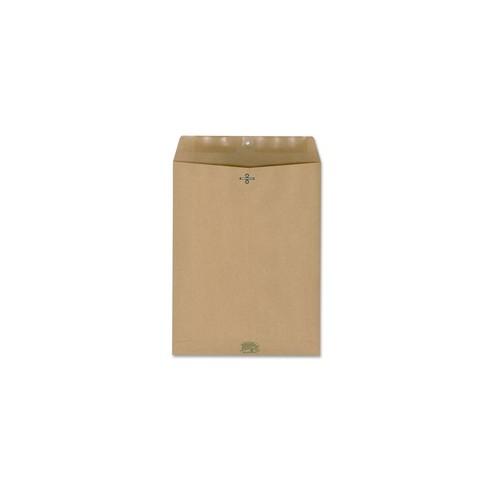 Ampad Natural Brown Clasp Envelopes - Document - 10" Width x 13" Length - 60 lb - Clasp/Gummed Flap - Paper - 110 / Box - Natural Brown