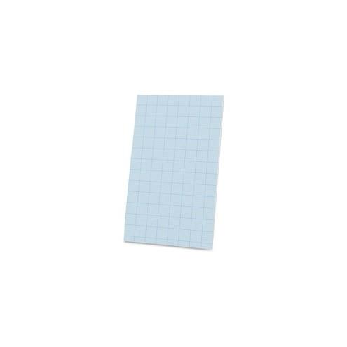 Ampad Cross - section Quadrille Pads - Legal - 40 Sheets - Glue - 20 lb Basis Weight - 8 1/2" x 14" - White Paper - Chipboard Backing - 40 / Pad