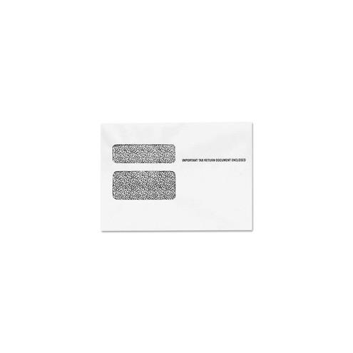 TOPS W-2 Form Double Window Envelopes - Double Window - 9 1/2" Width x 5 5/8" Length - 24 lb - Wove - 24 / Pack - White