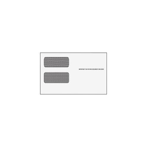 TOPS Double Window 1099 Envelopes - Double Window - #24 - 9" Width x 5 5/8" Length - 24 lb - 24 / Pack - White