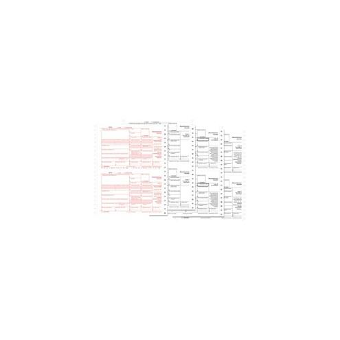 TOPS 4-part 1099-NEC Tax Forms - 4 Part - White - 24 / Pack