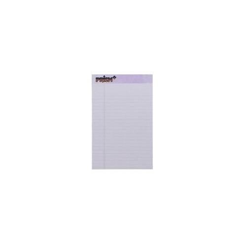 TOPS Prism Plus Legal Pads - Jr.Legal - 50 Sheets - 0.28" Ruled - 5" x 8" - Orchid Paper - Chipboard Cover - Hard Cover - 12 / Pack
