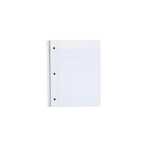 TOPS 1 - subject College - ruled Notebook - Letter - 100 Sheets - Wire Bound - 8 1/2" x 11" - 0.4" x 8.5"11" - Assorted Paper - Red, Black, Blue, Green Cover - Card Stock Cover - Perforated - 1Each