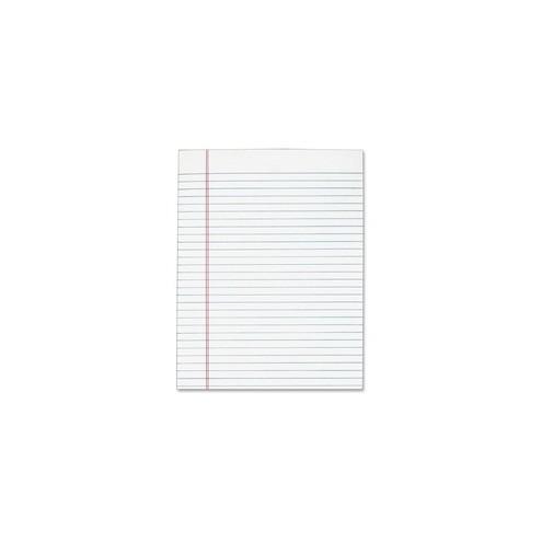 Tops Gum Top Pad - 50 Sheets - Plain - Glue - 8 1/2" x 11" - White Paper - 12 / Pack