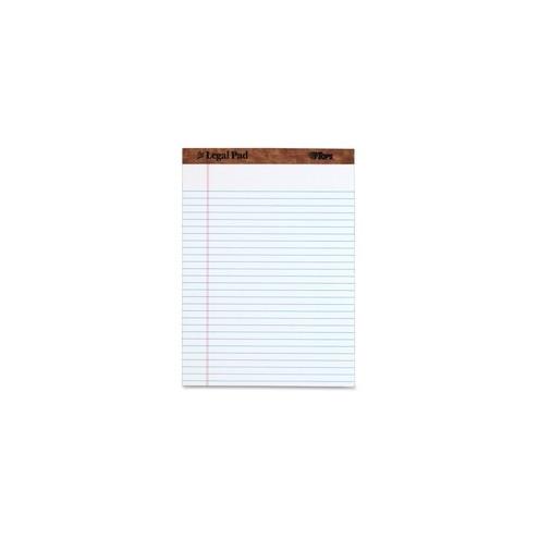 Tops 75330 Notepad - 8 1/2" x 11" - White Paper - 1Each