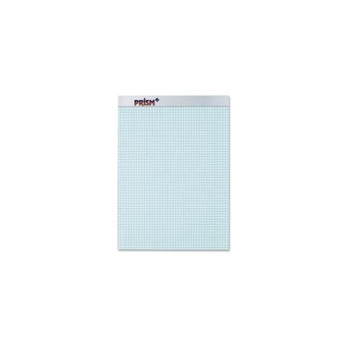 TOPS Prism Quadrille Perforated Pads - 50 Sheets - 16 lb Basis Weight - 8 1/2" x 11 3/4" - 2.5" x 11.8"8.5" - Blue Paper - Perforated, Acid-free, Smooth Edge - 12 / Pack