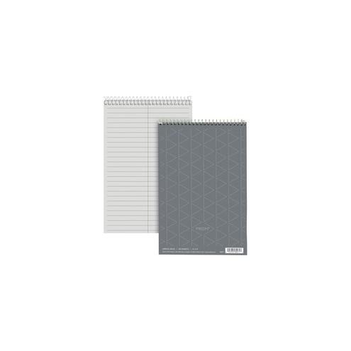 TOPS Prism Steno Books - 80 Sheets - Coilock - Gregg Ruled - 6" x 9" - Gray Paper - Stiff-back, Perforated - 4 / Pack