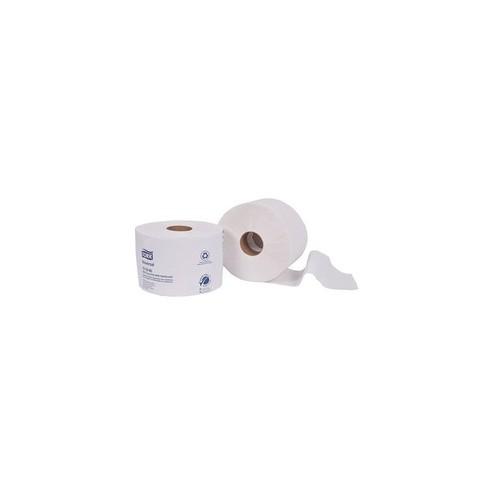 TORK Universal Bath Tissue Roll with OptiCore - 2 Ply - 3.80" x 288.30 ft - 865 Sheets/Roll - 5.60" Roll Diameter - White - Paper - Embossed, Chlorine-free, Chemical-free - For Bathroom - 31140 Sheet