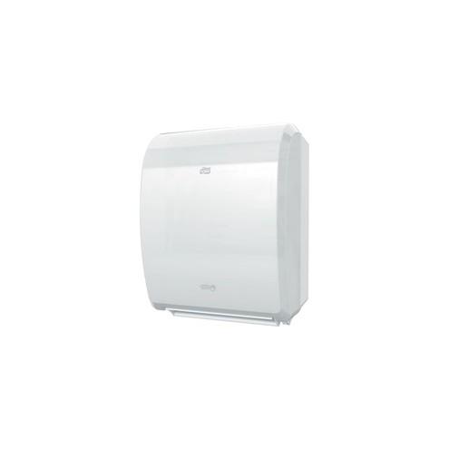 TORK Electronic Hand Towel Roll Dispenser - Roll Dispenser - 12.3" Height x 9.3" Width x 16" Depth - Plastic - White - Durable, Easy-to-load, Low Battery Indicator