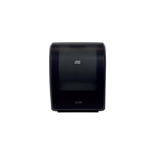 TORK Electronic Hand Towel Roll Dispenser - Roll Dispenser - 16" Height x 12.3" Width x 9.3" Depth - Plastic - Black - Durable, Easy-to-load