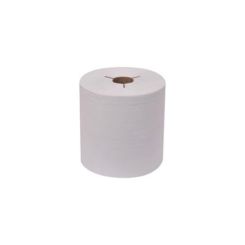 TORK Universal Hand Towel Roll - 1 Ply - 8" x 800 ft - 7.80" Roll Diameter - Natural, White - Paper - Embossed - For Hand - 6