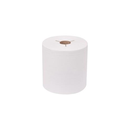 TORK Advanced Hand Towel Roll - 1 Ply - 8" x 800 ft - 7.80" Roll Diameter - White - Paper - Absorbent, Soft - For Hand - 6