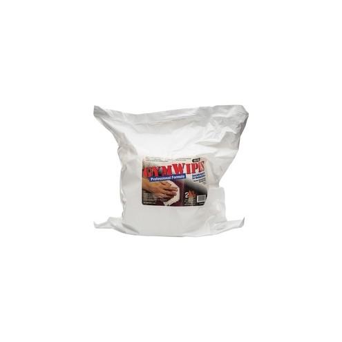 2XL GymWipes Professional Towelettes Bucket Refill - Wipe - 6" Width x 8" Length - 700 / Pack - 1 Pack - White