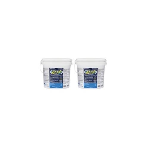 2XL Antibacterial Force Wipes Dispensing Bucket - Wipe - 6" Width x 8" Length - 900 / Bucket - 2 / Carton - White