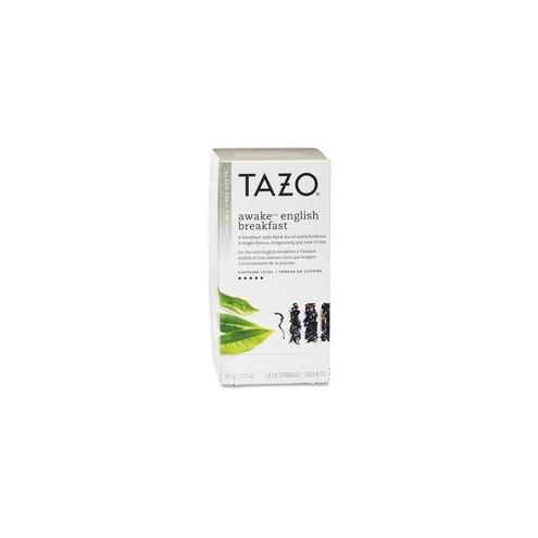 Tazo Awake Black Tea - Black Tea - Awake - 24 Filterbag - 24 / Box