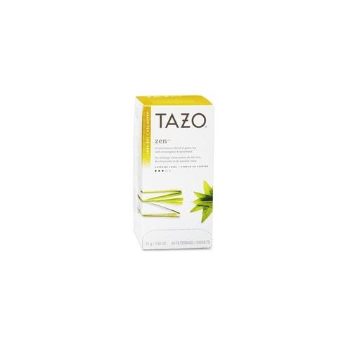 Tazo Zen Green Tea - Green Tea - 24 Teabag - 24 / Box